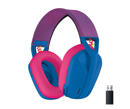 Słuchawka bezprzewodowa LOGITECH Sluch. Gam. Bezpez. Logitech G435 Blue 981-001062